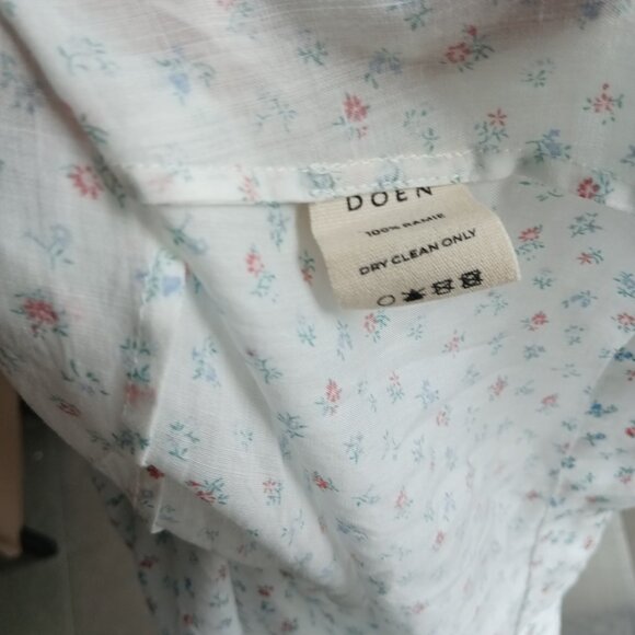 Doen Siena Shirred Floral Print Maxi Dress - Picture 10 of 10